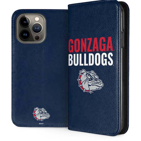 Gonzaga University Bulldogs Bold iPhone 15 Pro Max Folio Case